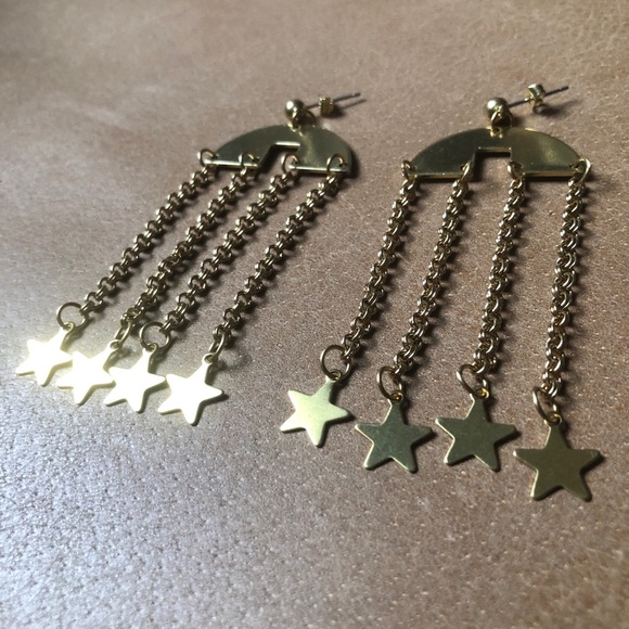 Shooting star 🌠 💫 statement earrings - Picture 4 of 14